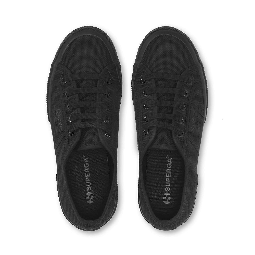 Superga 2750 Cotu Classic Black Sneakers - Men's Sneakers USA | US1561752